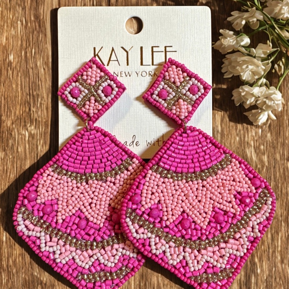 Kay Lee Seed Bead Earrings